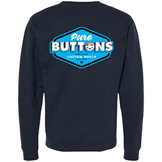 Classic Badge Crewneck Sweatshirt (Classic Navy) - Back