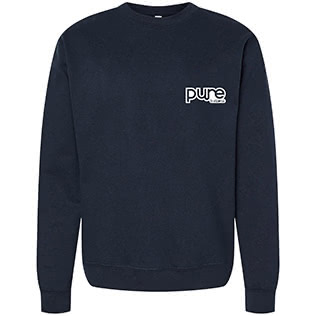 Classic Badge Crewneck Sweatshirt (Classic Navy) - Front