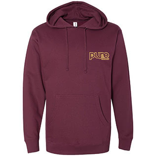 Classic Badge Hoodie (Maroon) - Front