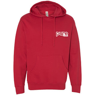 Classic Badge Hoodie (Red) - Front