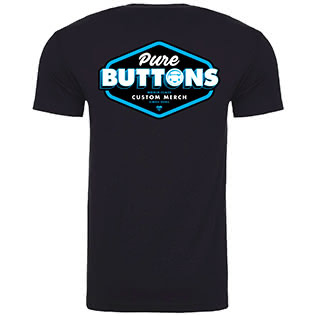 Classic Badge T-Shirt (Black) - Back