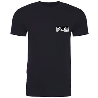 Classic Badge T-Shirt (Black) - Front