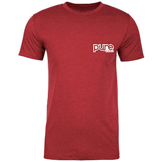 Classic Badge T-Shirt (Cardinal) - Front