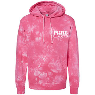 CMYK Beasties Hoodie (Tie Dye Pink) - Front