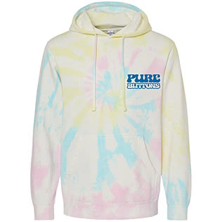 CMYK Beasties Hoodie (Tie Dye Sunset Swirl) - Front