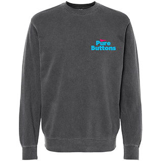 Coaster Beastie Crewneck Sweatshirt (Pigment Gray) - Front