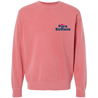 Coaster Beastie Crewneck Sweatshirt (Pigment Pink) - Front