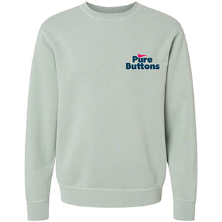 Coaster Beastie Crewneck Sweatshirt (Pigment Sage) - Front