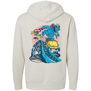 Coaster Beastie Hoodie (Pigment Ivory) - Back