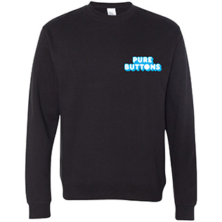 Pinball Beastie Crewneck Sweatshirt (Black) - Front