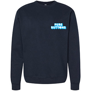 Pinball Beastie Crewneck Sweatshirt (Classic Navy) - Front