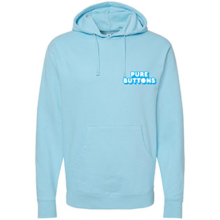 Pinball Beastie Hoodie (Blue Aqua) - Front