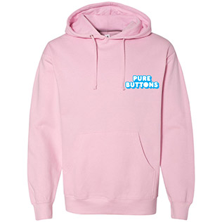 Pinball Beastie Hoodie (Light Pink) - Front