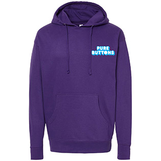 Pinball Beastie Hoodie (Purple) - Front