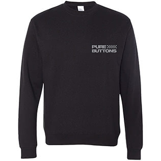 Racing Beastie Crewneck Sweatshirt (Black) - Front