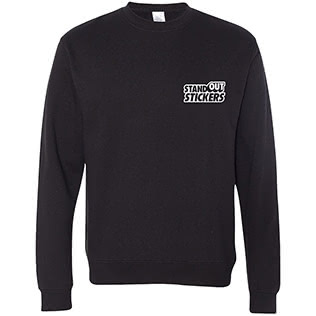 SOS Bolt Crewneck Sweatshirt (Black) - Front