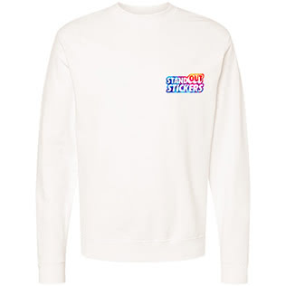 SOS Bolt Crewneck Sweatshirt (Bone) - Front