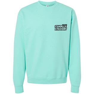 SOS Bolt Crewneck Sweatshirt (Mint) - Front