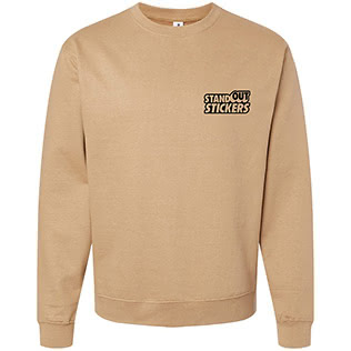 SOS Bolt Crewneck Sweatshirt (Sandstone) - Front