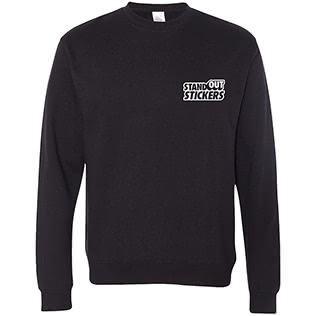 SOS Racing Crewneck Sweatshirt (Black) - Front