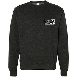 SOS Racing Crewneck Sweatshirt (Charcoal Heather) - Front