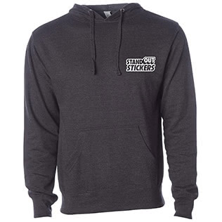 SOS Racing Hoodie (Charcoal Heather) - Front