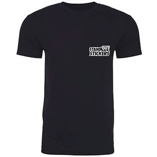 SOS Racing T-Shirt (Black) - Front