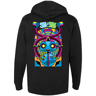 SOS Robot Hoodie (Black) - Back