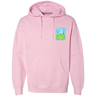 SOS Robot Hoodie (Light Pink) - Front