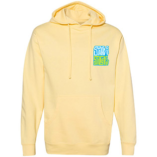 SOS Robot Hoodie (Light Yellow) - Front