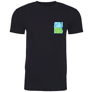 SOS Robot T-Shirt (Black) - Front