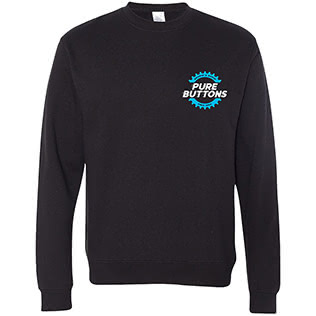 Wheelie Beastie Crewneck Sweatshirt (Black) - Front