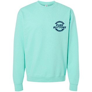 Wheelie Beastie Crewneck Sweatshirt (Mint) - Front