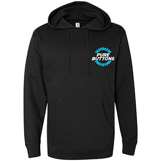 Wheelie Beastie Hoodie (Black) - Front