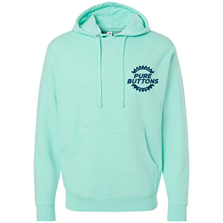 Wheelie Beastie Hoodie (Mint) - Front