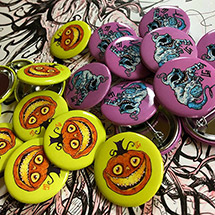 Customer Photo of 1.5" Round Custom Buttons by Leonardo LaGonzart Gonzalez from New Britain Connecticut