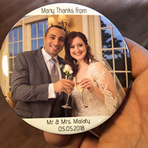 Customer Photo of 3.5" Round Fridge Magnets by Yuliya Malaty from New Jersey