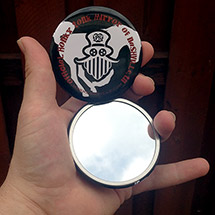 Customer Photo of 3" Round Custom Pocket Mirrors by Fancy from Nashville, TN