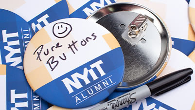 4" Nametags for NYIT Alumni