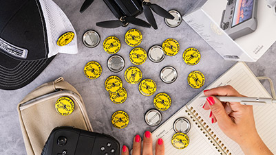 Certified AMC Drone Pilot 1.5 Inch Buttons