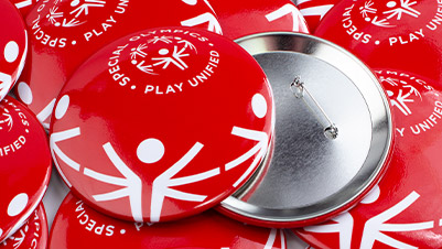Special Olympics 4" Round Custom Buttons