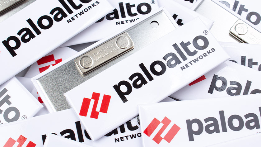 1.5"x4.5" Rectangle Clothing Magnets for Palo Alto Networks