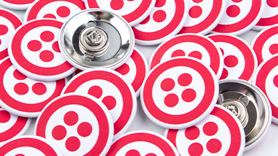 1.75 Inch Round Magnetic Buttons for Twilio