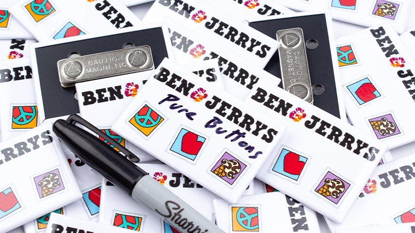 Rectangular Magnetic Name Tags