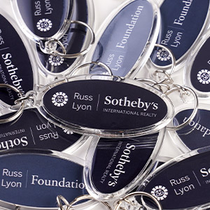 Customized Oval Keychains with two unique sides