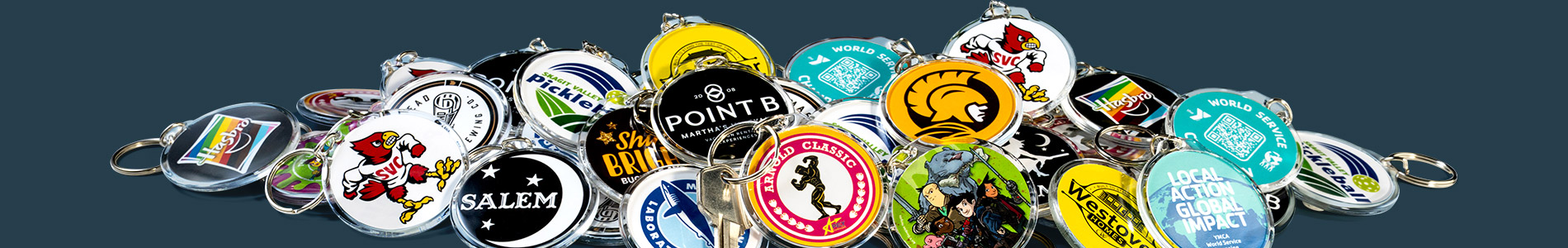Custom Round Keychains