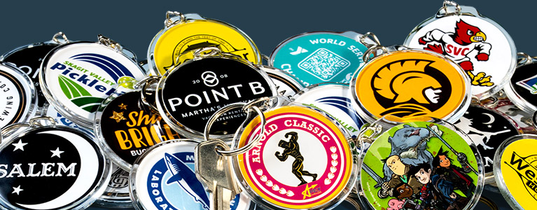 Custom Round Keychains