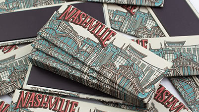 Nashville Souvenir Magnets by Caleb Morris