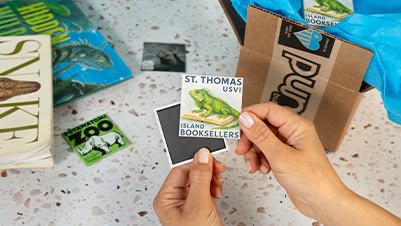 Unboxing 2.5 Inch Square Fridge Magnets for St. Thomas Island Booksellers