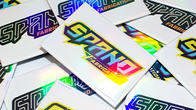 Spano Fabrication 2x3 Magnets with Rainbow Gloss Finish